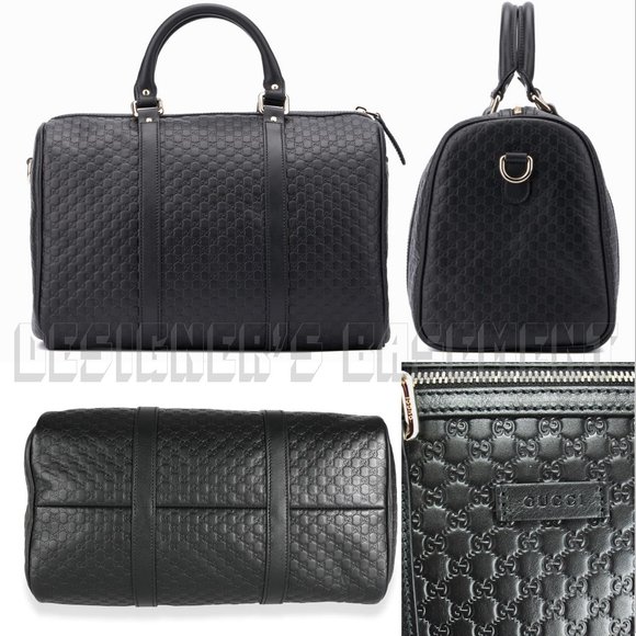 Gucci Black Textured Shoulder Bag - Picture 8 of 13